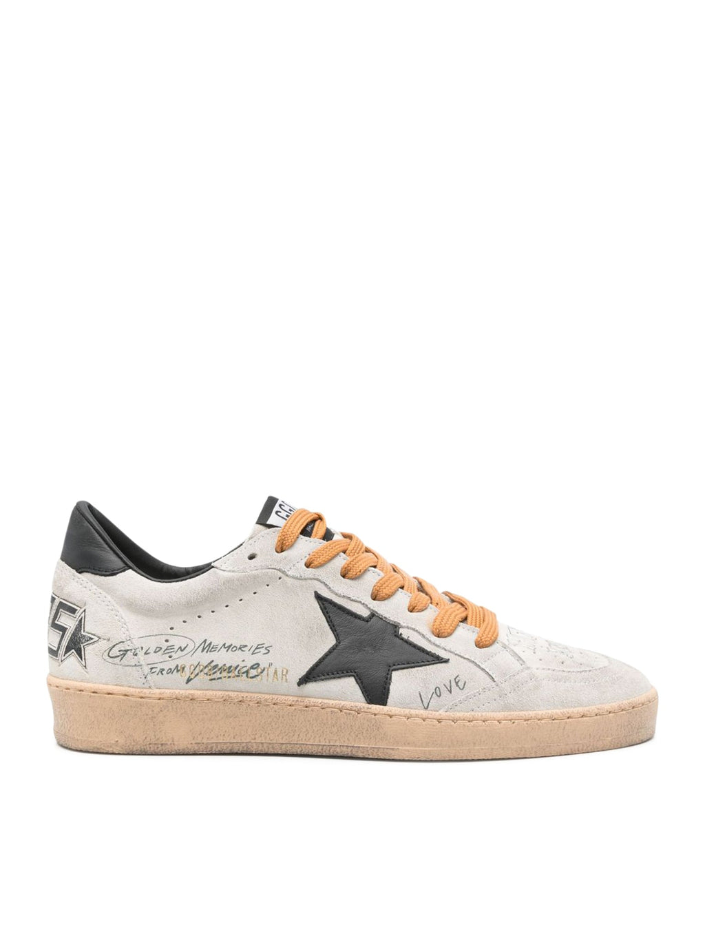 Ball Star Sneakers Golden goose оригінал – Купити в Україні – боковий вид