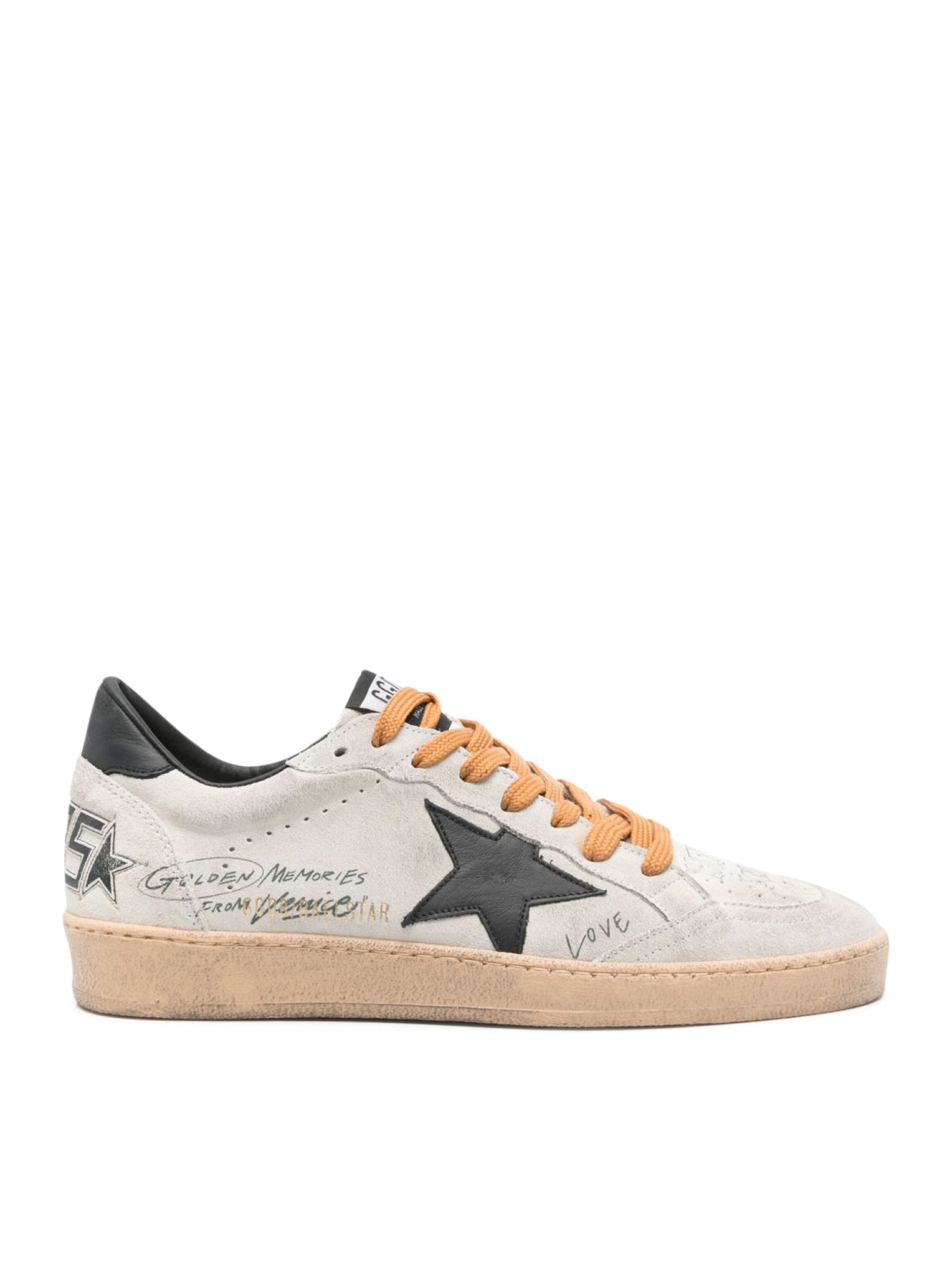 Ball Star Sneakers Golden goose оригінал – Купити в Україні – боковий вид