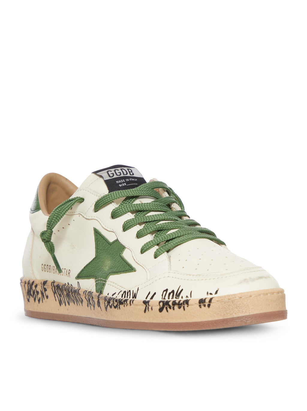 Custom Handwritten Leather Ballstar Golden goose – Гарантія оригінальності – вид ззаду