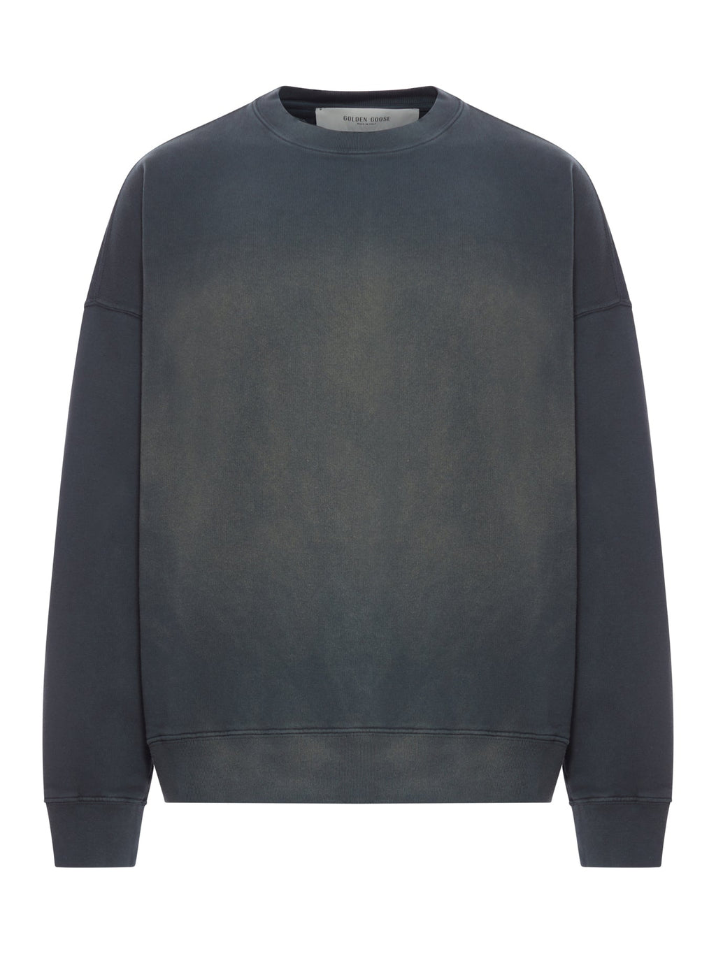 Оригінальна Crew Neck Sweatshirt With A Distressed Effect Golden goose – боковий вид