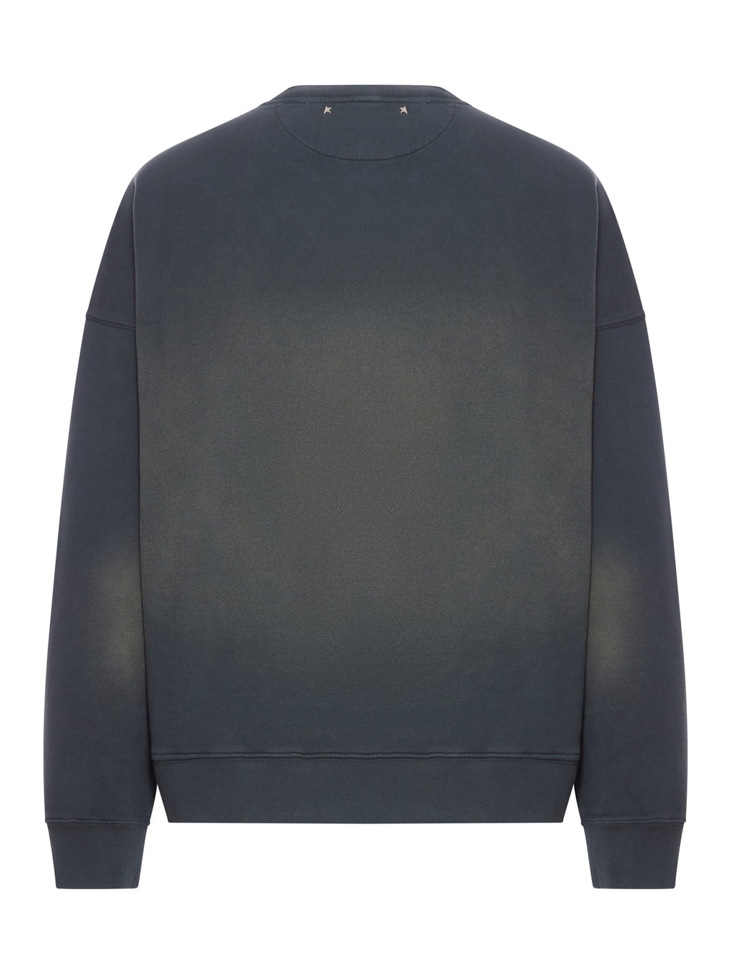 Оригінальна Crew Neck Sweatshirt With A Distressed Effect Golden goose – вид ззаду