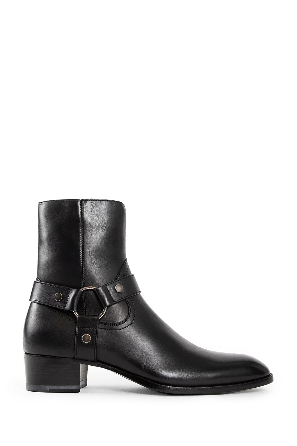 Оригінальна Wyatt Harness Boots In Smooth Leather Saint laurent – боковий вид