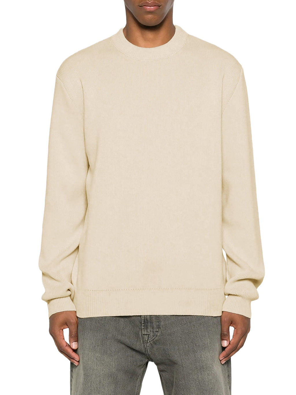 Crew Neck Cotton Sweater Golden goose – Гарантія оригінальності – вид ззаду