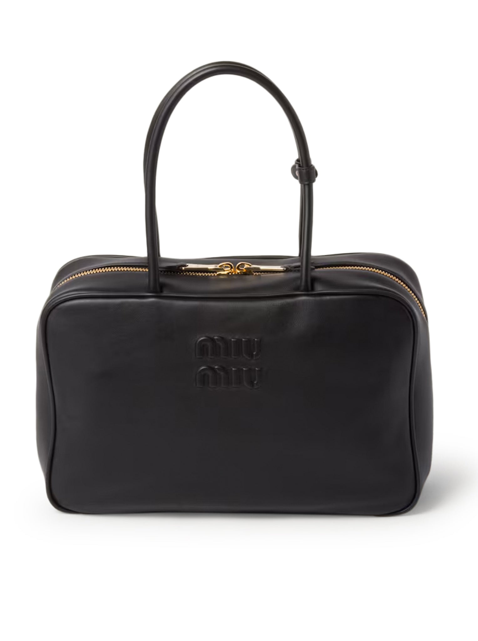 Beau Leather Bag Miu miu – Гарантія оригінальності – боковий вид