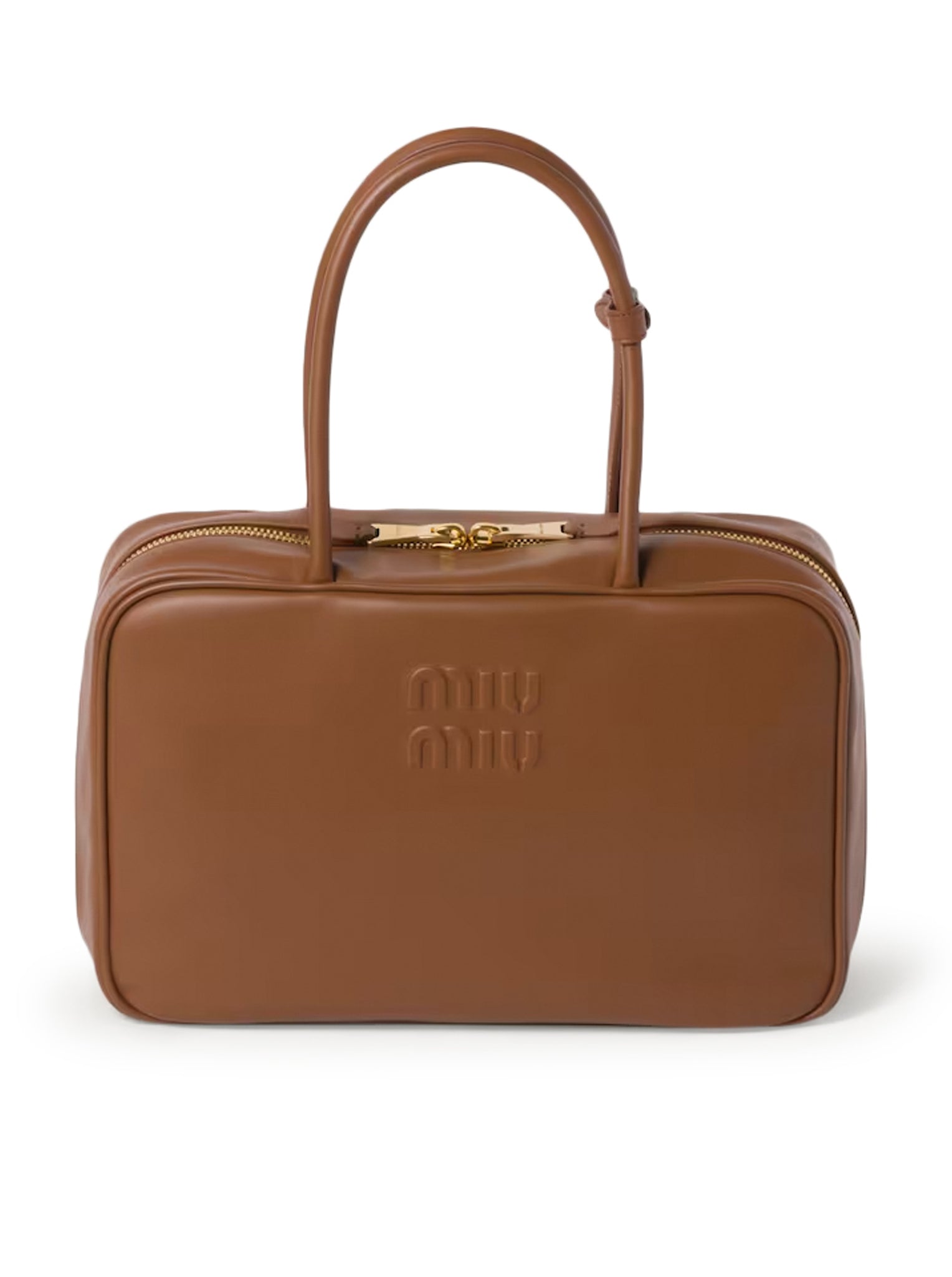 Beau Leather Bag Miu miu – Гарантія оригінальності – боковий вид