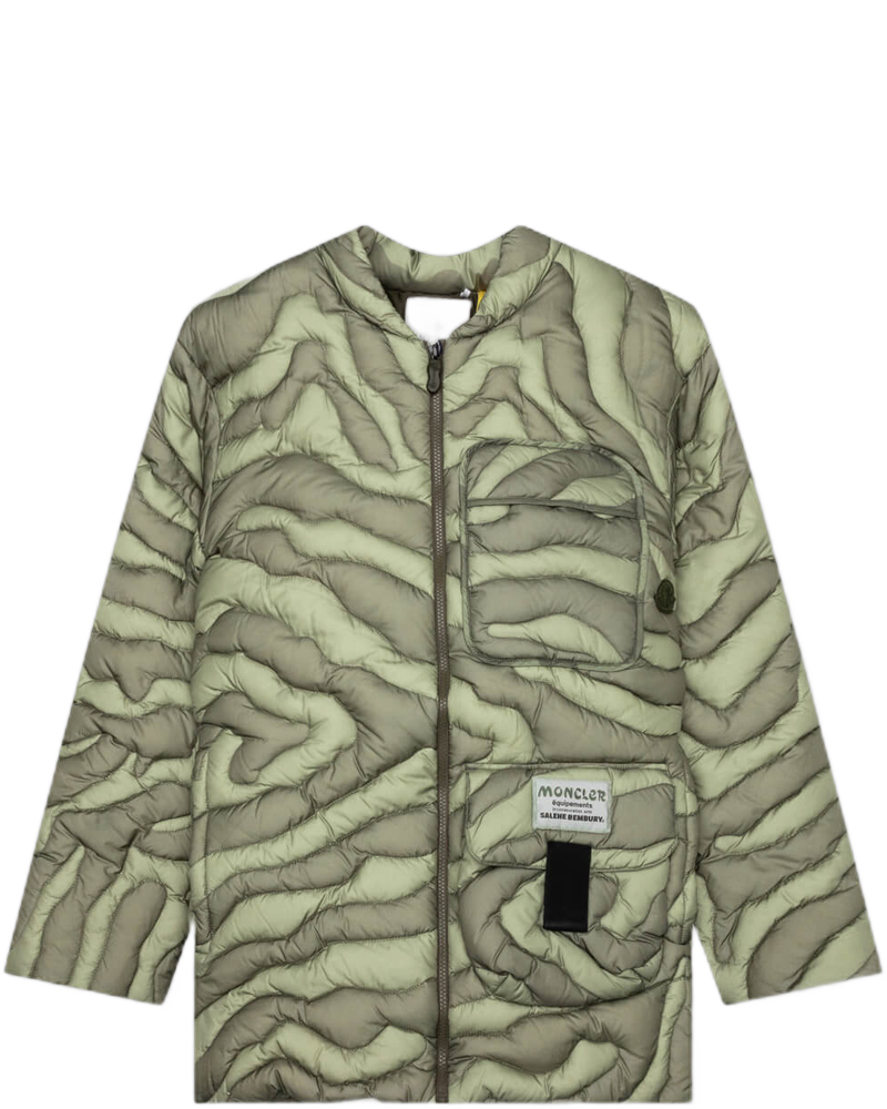 Moncler Genius x Salehe Bembury Peano Short Down Jacket - Dark Green - MONCLER (Background Removed)