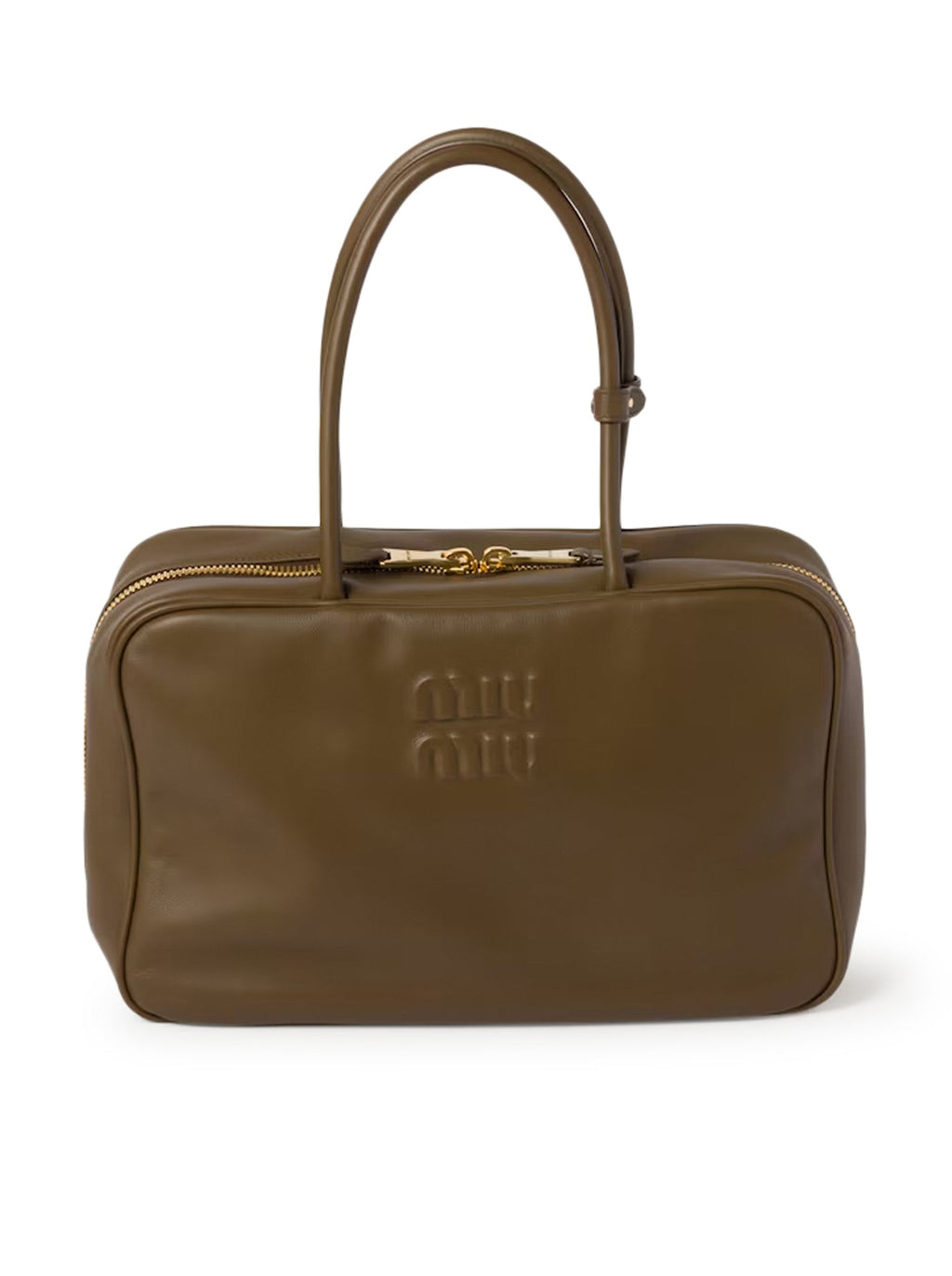 Beau Leather Bag Miu miu – Гарантія оригінальності – боковий вид