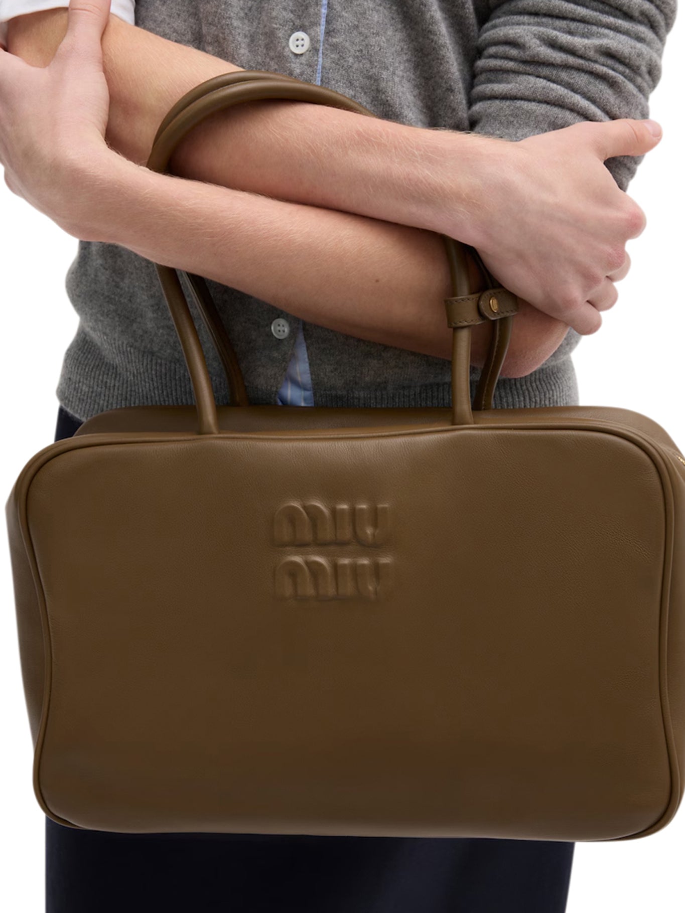 Beau Leather Bag Miu miu – Гарантія оригінальності – детальний вид