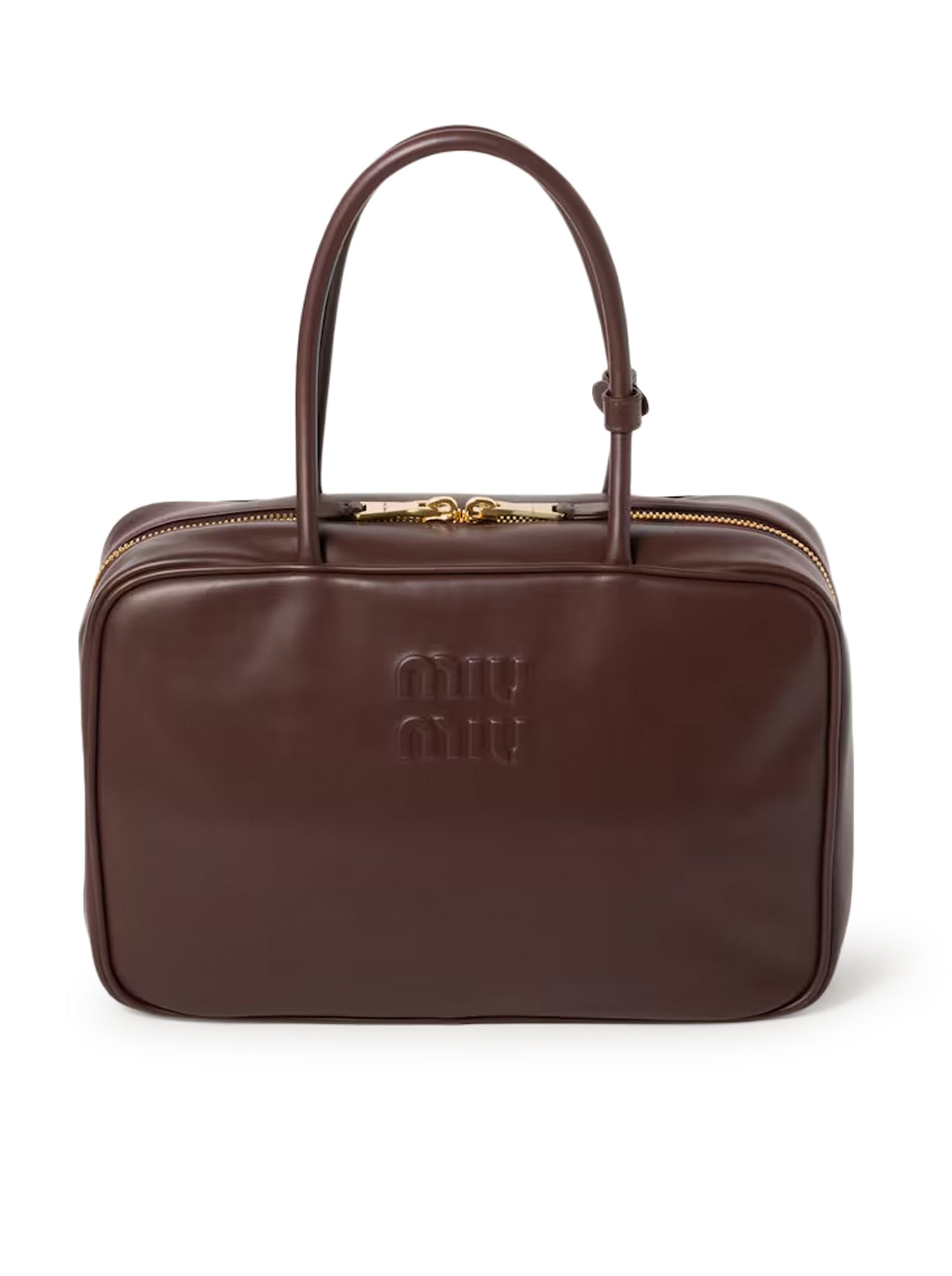 Beau Leather Bag Miu miu – Гарантія оригінальності – боковий вид