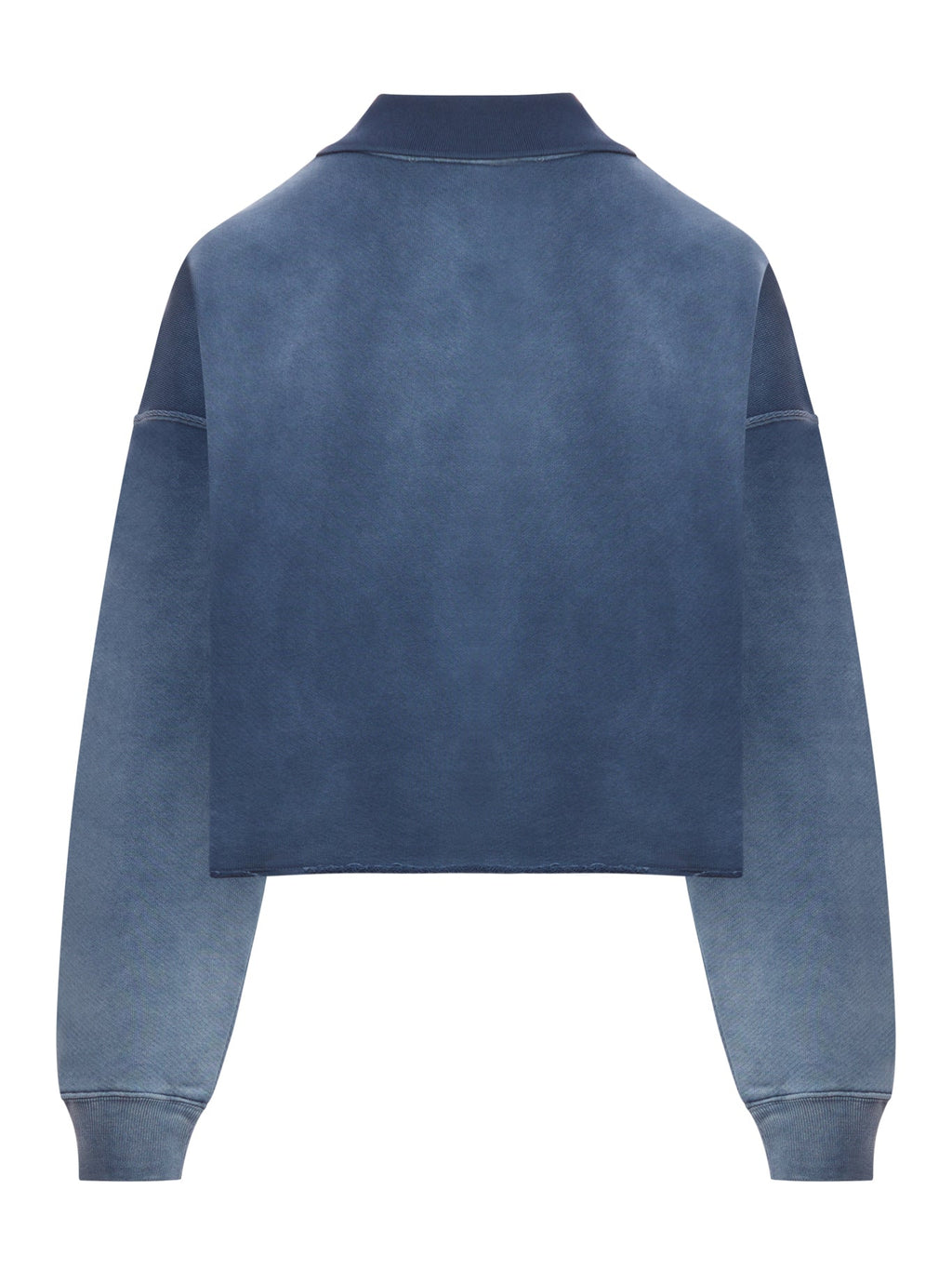 Оригінальна Cropped Spray Sweatshirt Off-white – вид ззаду