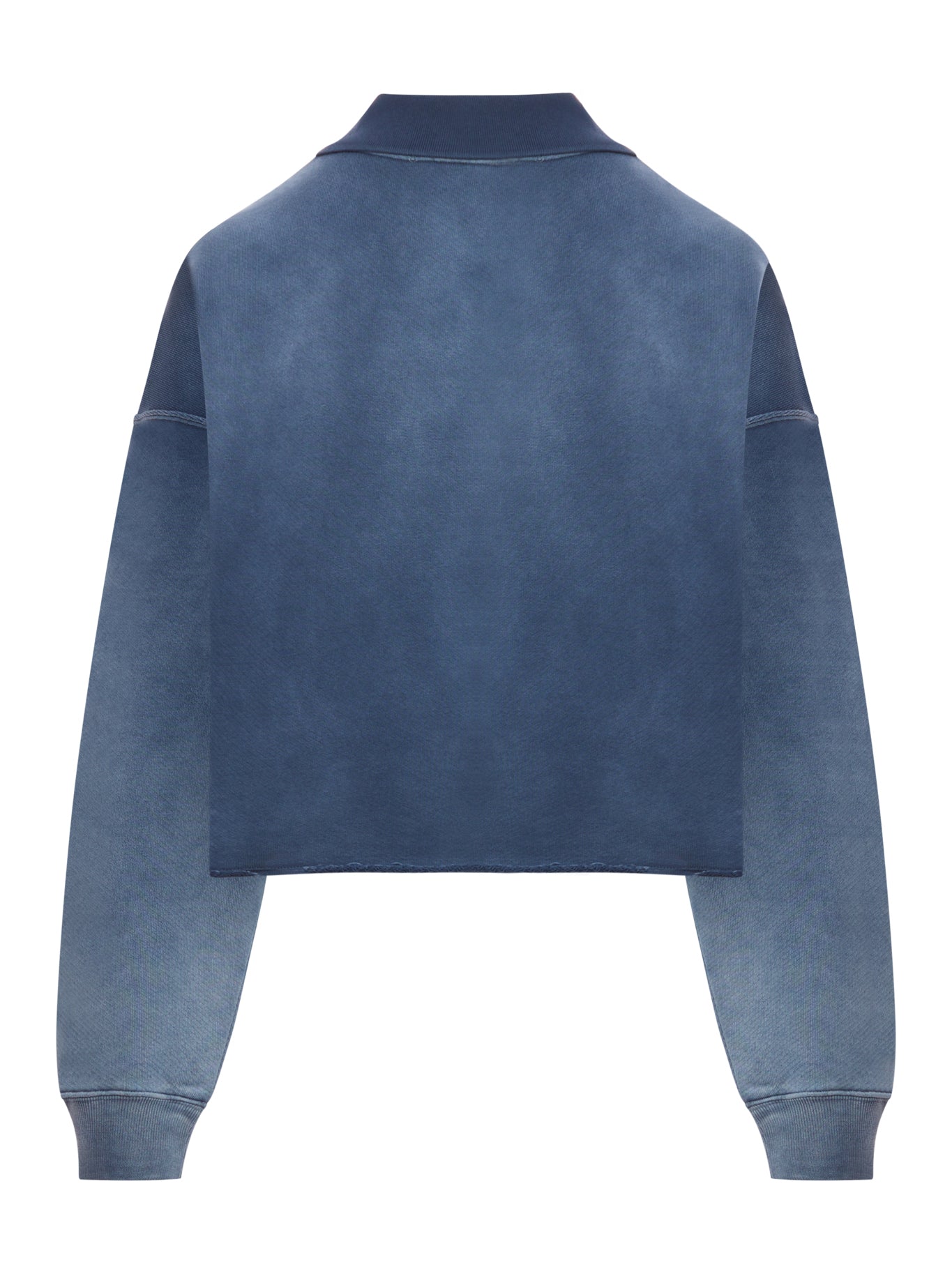 Оригінальна Cropped Spray Sweatshirt Off-white – вид ззаду