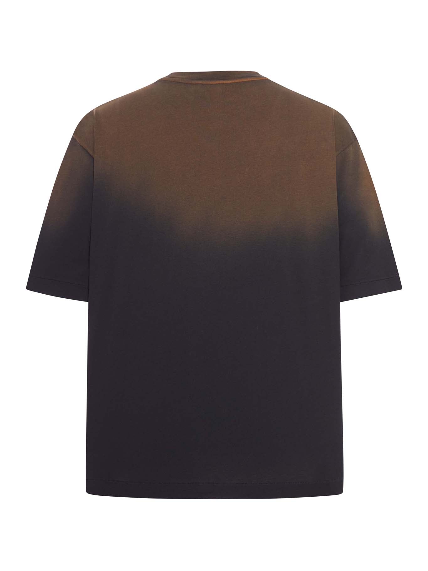 Crew Neck Cotton T-Shirt Off-white оригінал – Купити в Україні – вид ззаду
