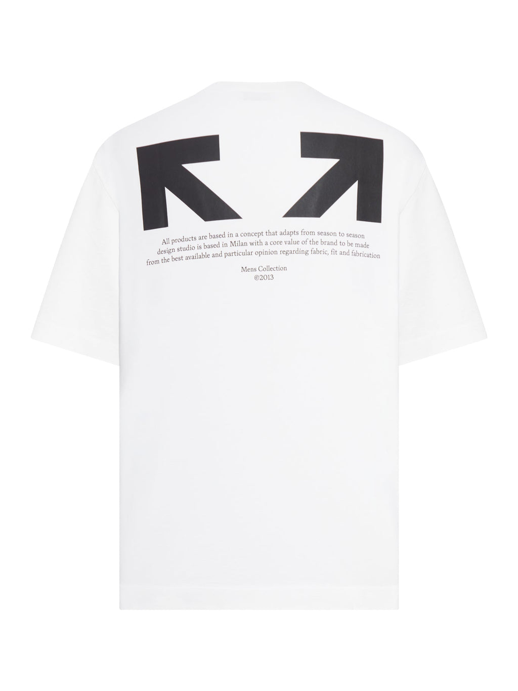 Half Arrow Skate T-Shirt Off-white – Гарантія оригінальності – вид ззаду