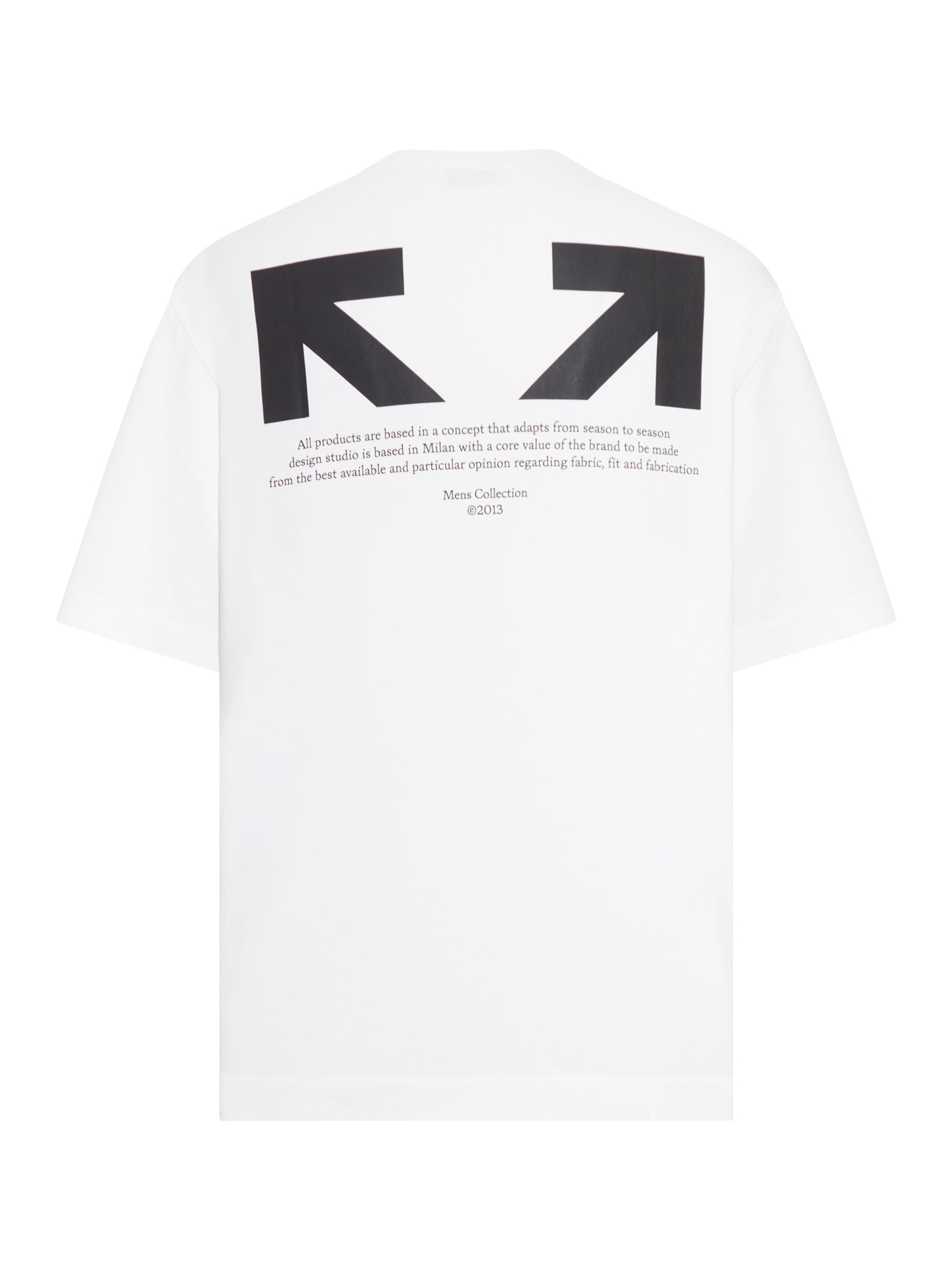 Half Arrow Skate T-Shirt Off-white – Гарантія оригінальності – вид ззаду