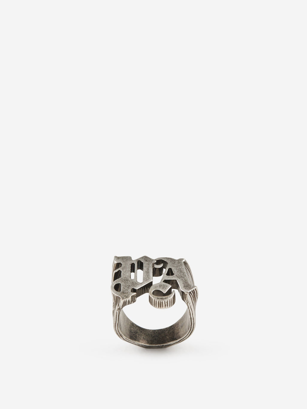 Anillo Iniciales Logo Palm angels оригінал – Купити в Україні – боковий вид