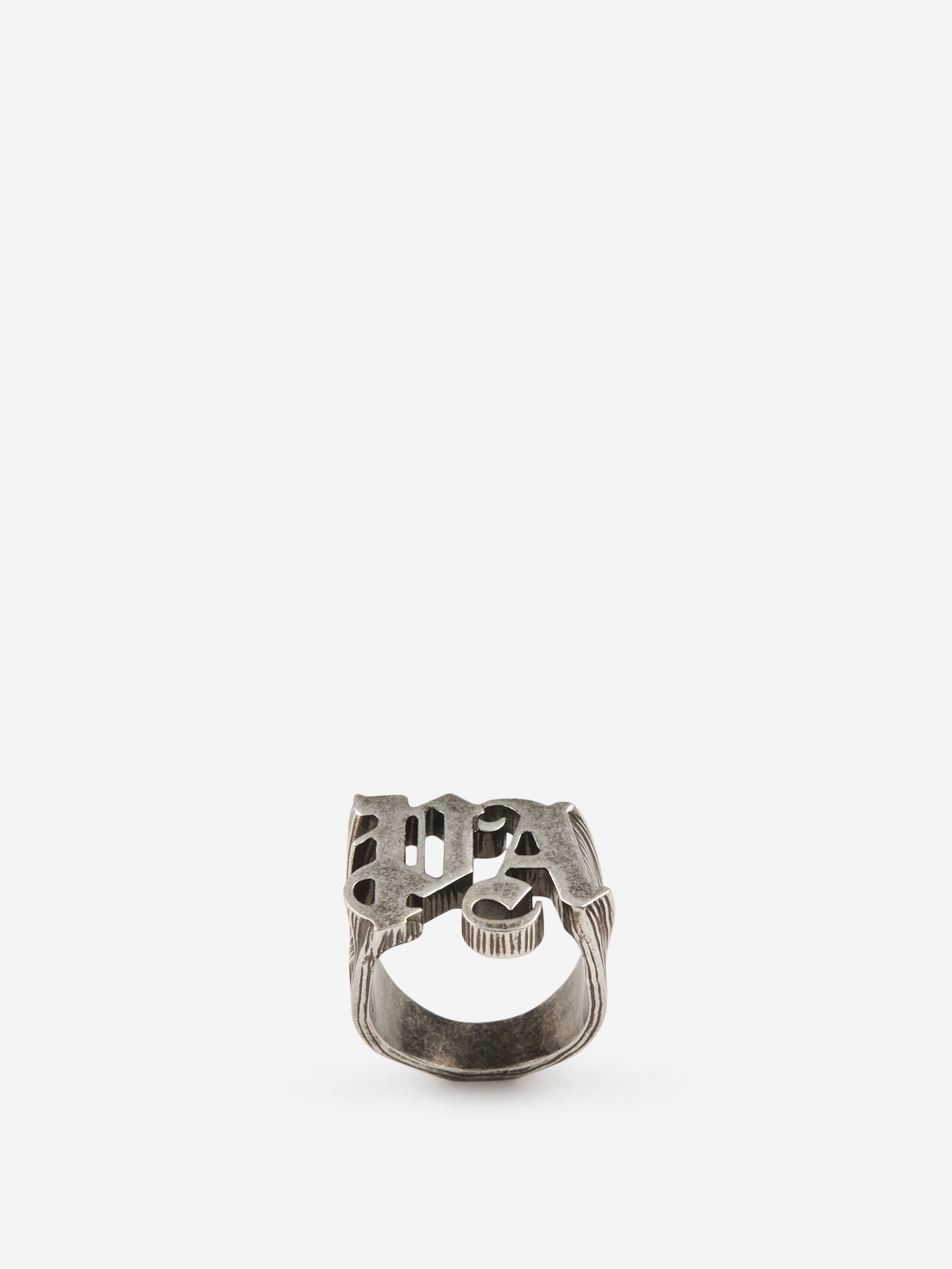 Anillo Iniciales Logo Palm angels оригінал – Купити в Україні – боковий вид
