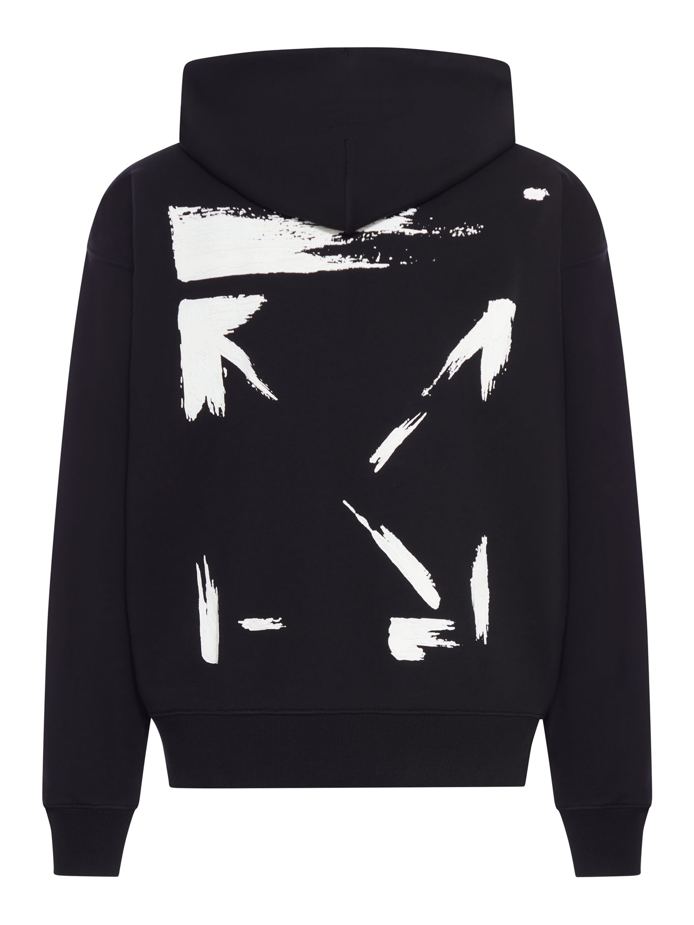 Brush Arrow Skate Hoodie Off-white оригінал – Купити в Україні – вид ззаду