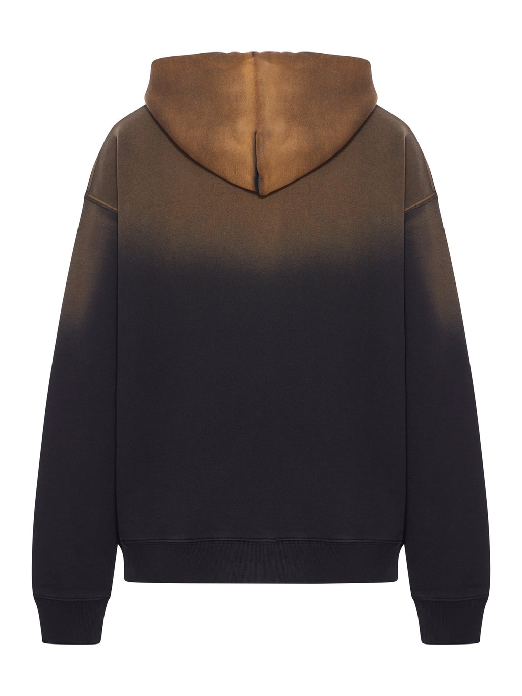Hoodie In Cotton With Degraded Effect Off-white оригінал – Купити в Україні – вид ззаду