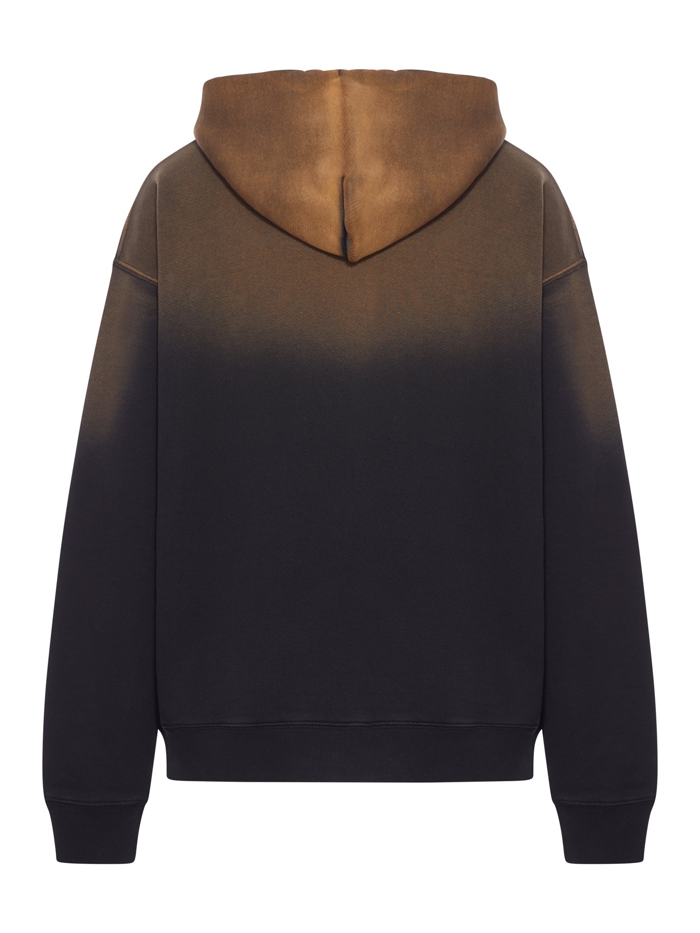 Hoodie In Cotton With Degraded Effect Off-white оригінал – Купити в Україні – вид ззаду