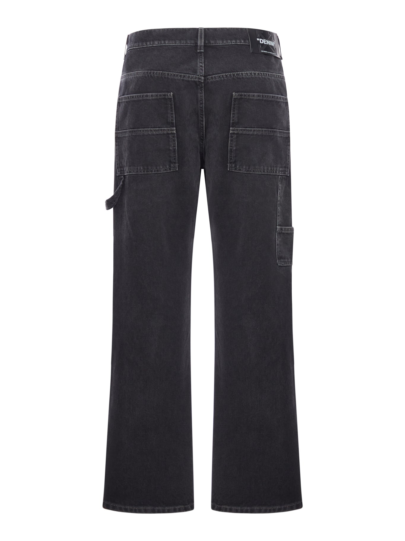 Vintage Gothic Carpenter Jeans In Denim Off-white оригінал – Купити в Україні – вид ззаду