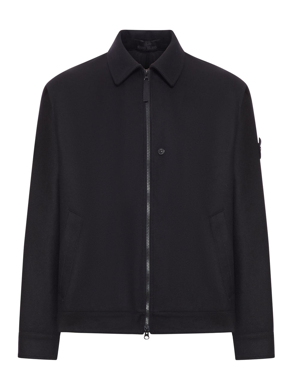 Оригінальна Ghost Overshirt With Zip Stone island – боковий вид