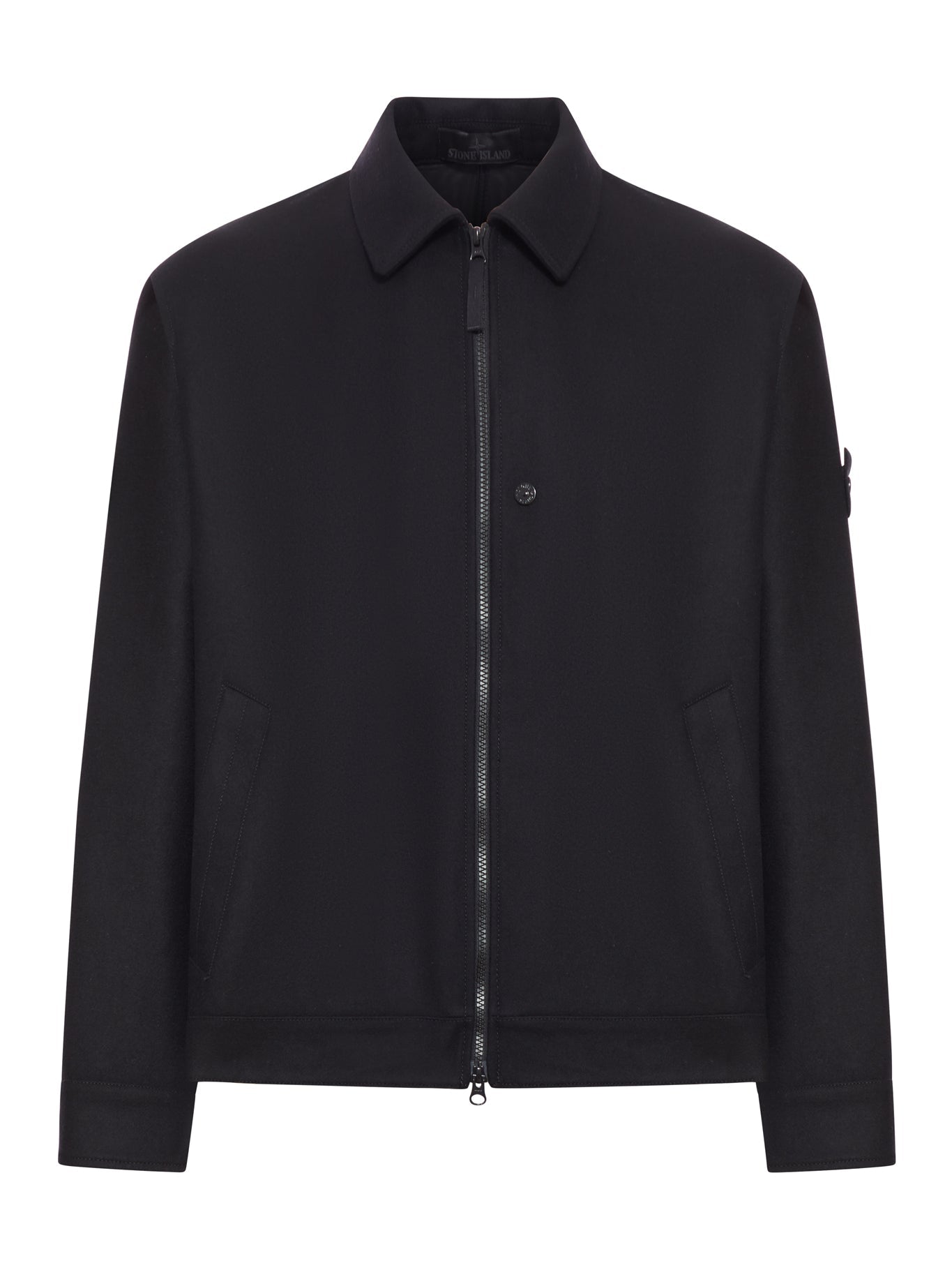 Оригінальна Ghost Overshirt With Zip Stone island – боковий вид