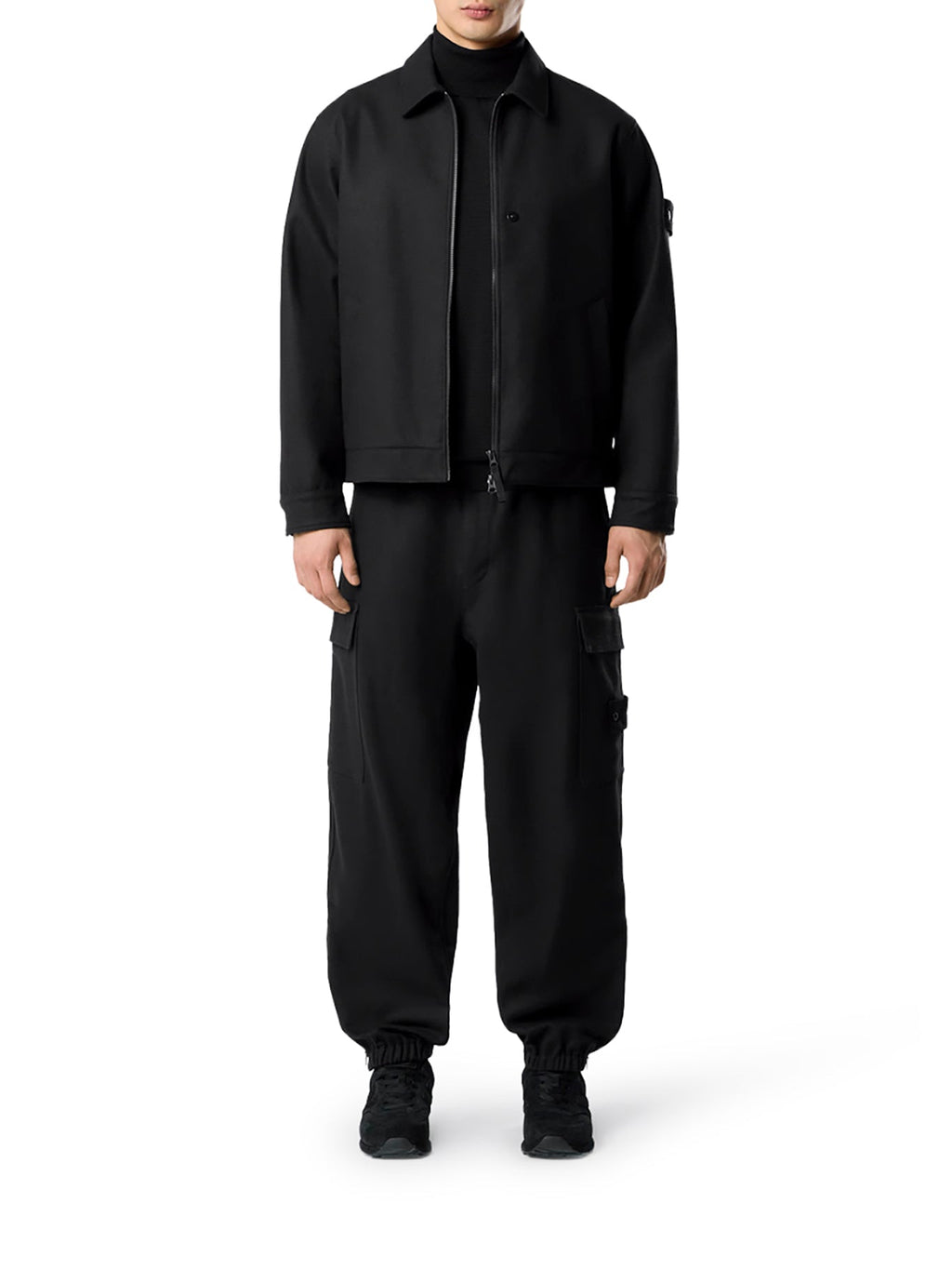 Оригінальна Ghost Overshirt With Zip Stone island – вид ззаду
