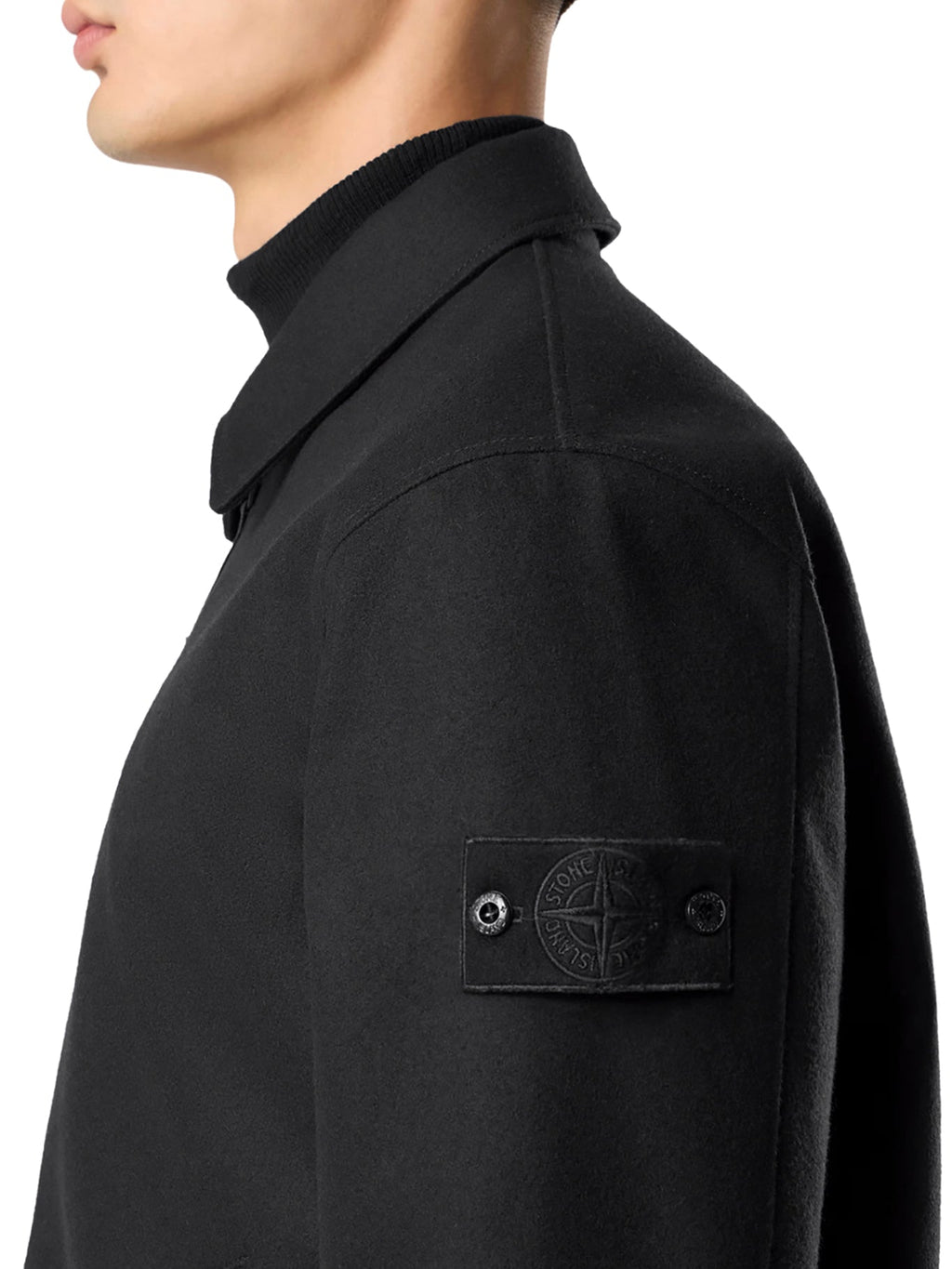 Оригінальна Ghost Overshirt With Zip Stone island – збільшений вид