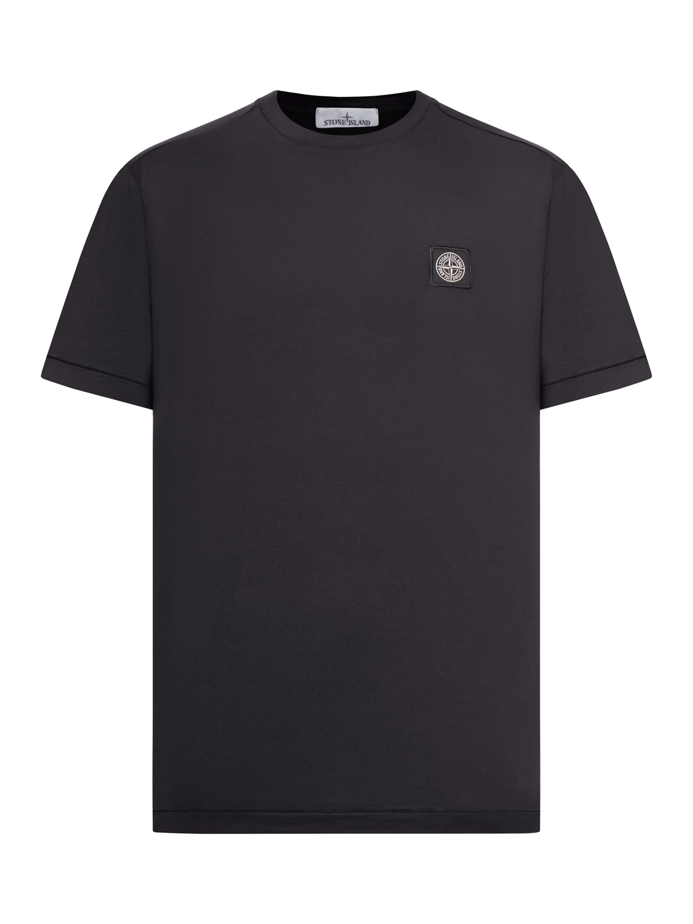 Cotton T-Shirt With Logo Compass Stone island оригінал – Купити в Україні – боковий вид
