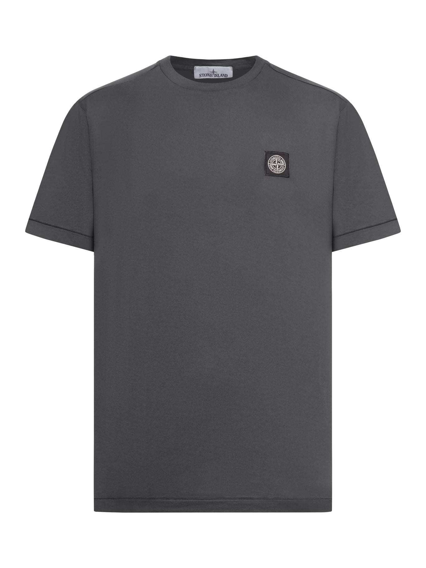 Cotton T-Shirt With Logo Compass Stone island оригінал – Купити в Україні – боковий вид