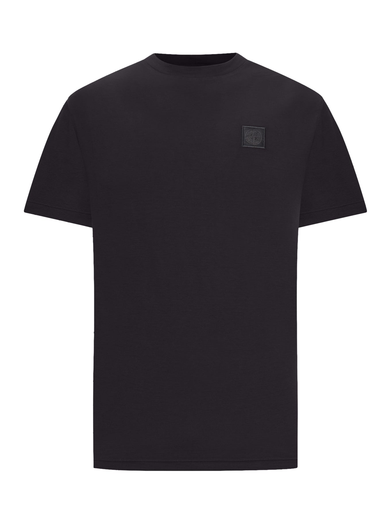 Оригінальна Crew Neck Cotton T-Shirt Stone island – боковий вид