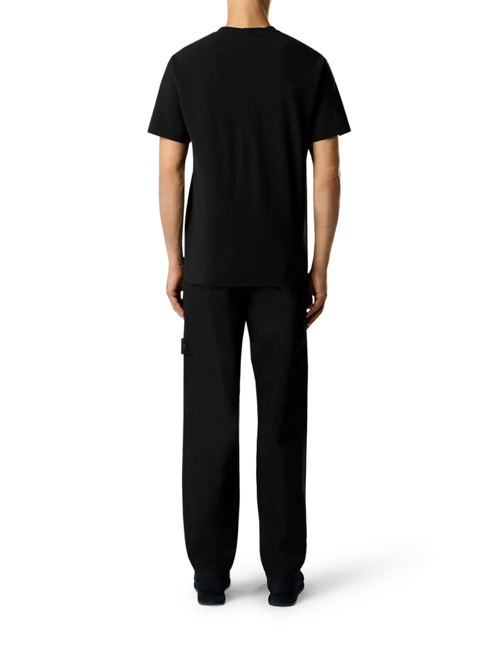 Оригінальна Crew Neck Cotton T-Shirt Stone island – детальний вид