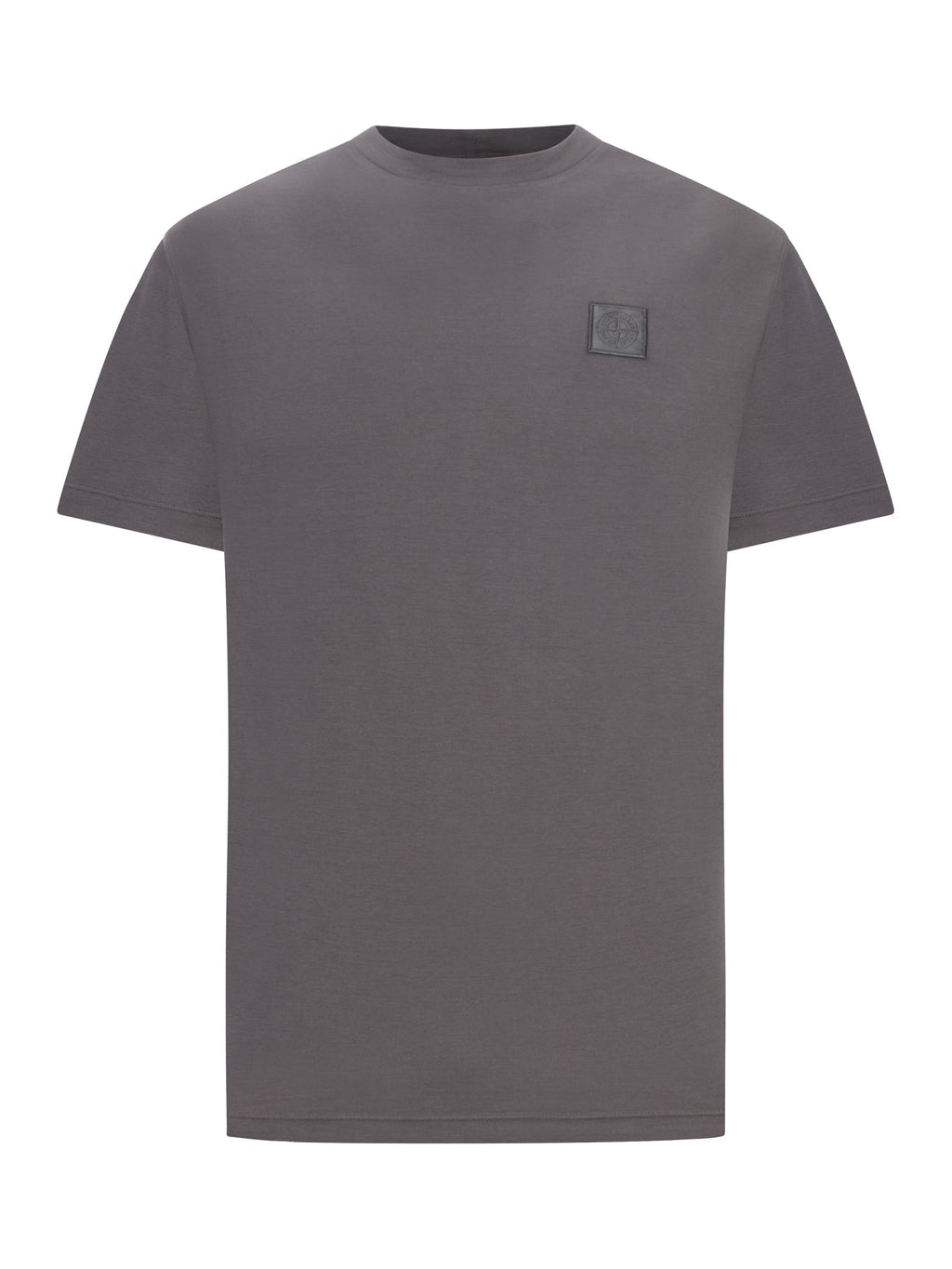 Оригінальна Crew Neck Cotton T-Shirt Stone island – боковий вид