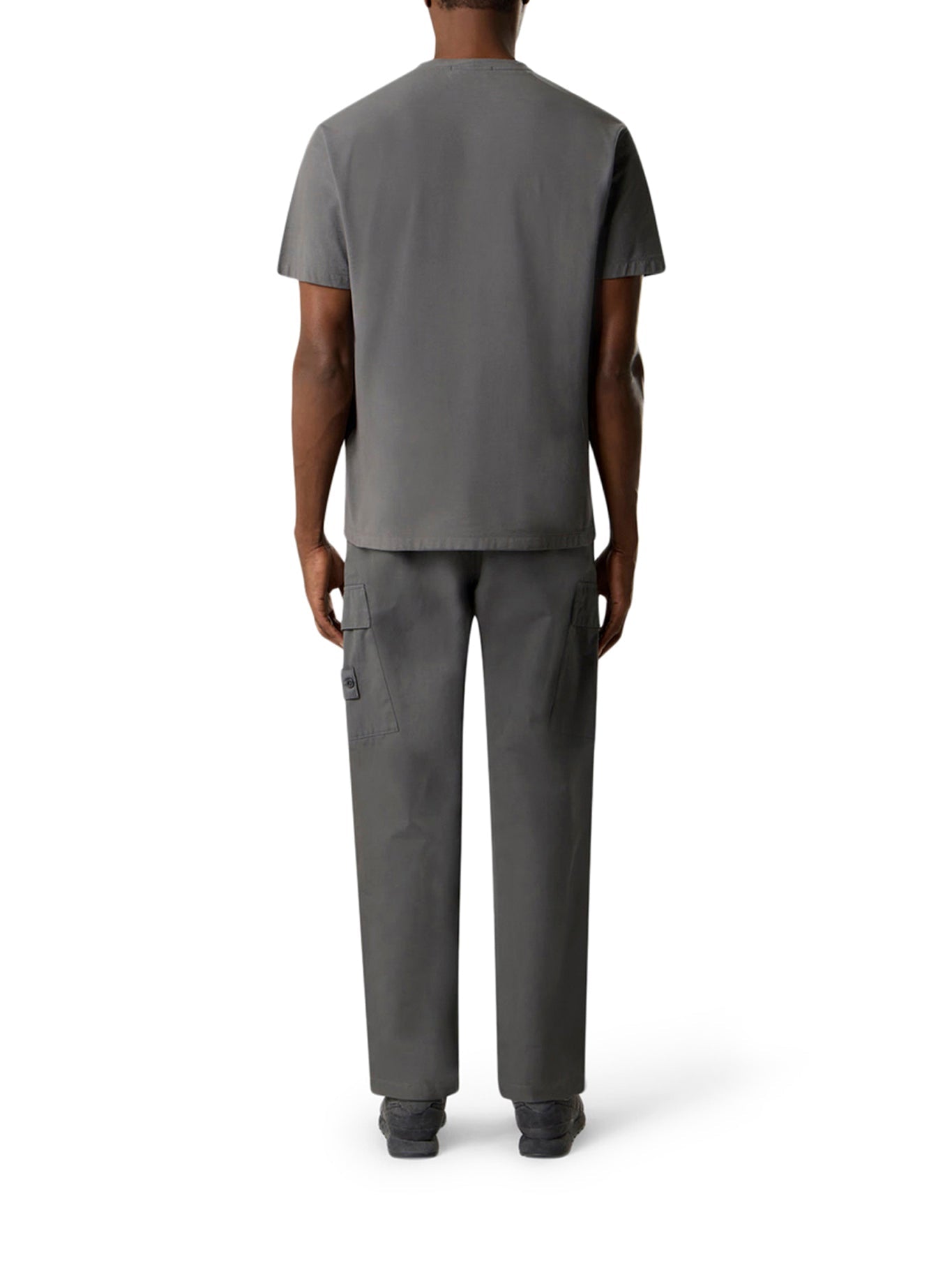 Оригінальна Crew Neck Cotton T-Shirt Stone island – детальний вид