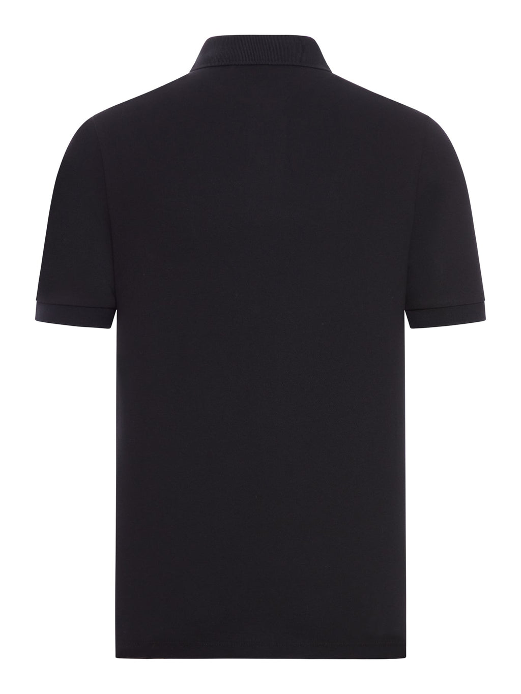 Cotton Polo With Logo Patch Stone island – Гарантія оригінальності – вид ззаду