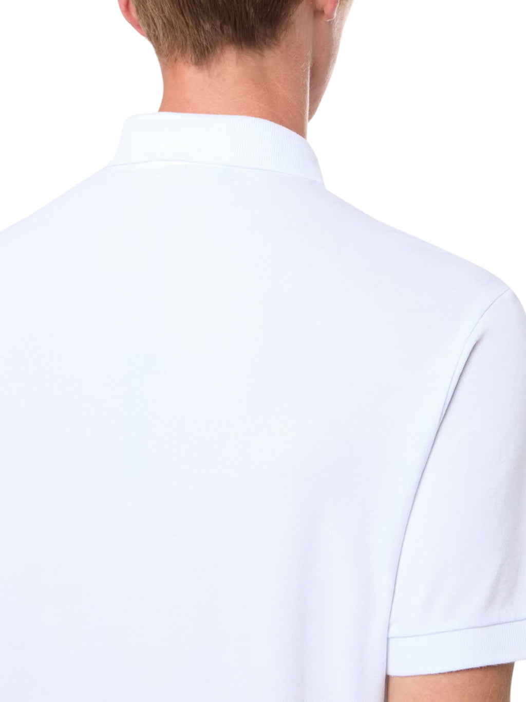 Cotton Polo With Logo Patch Stone island – Гарантія оригінальності – збільшений вид