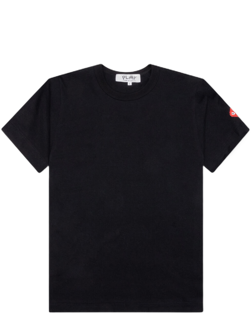 Comme des Garcons PLAY x the Artist Invader Women's S/S Tee - Black - COMME DES GARCONS (Background Removed)