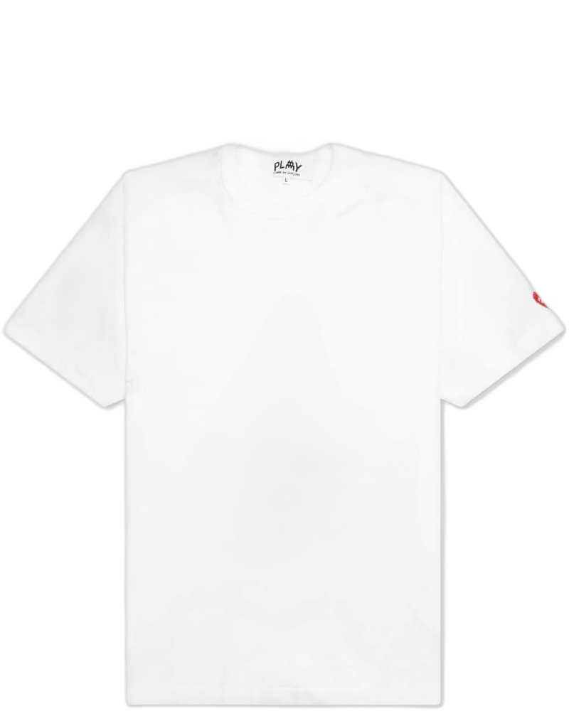 Comme des Garcons PLAY x the Artist Invader S/S Tee - White - COMME DES GARCONS (Background Removed)