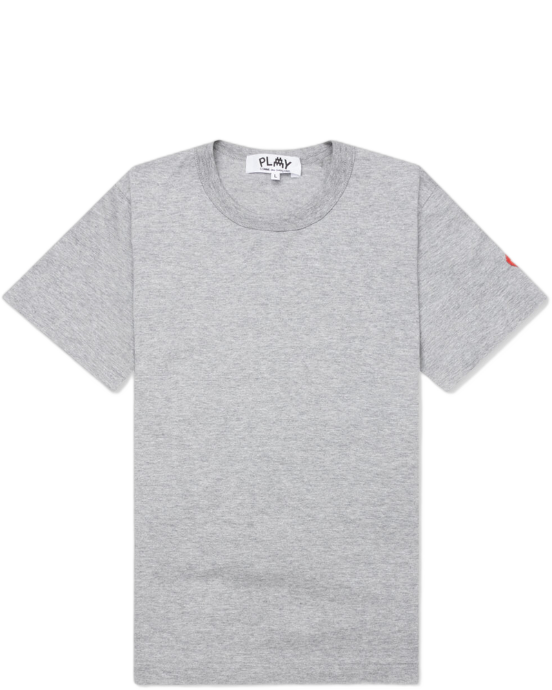 Comme des Garcons PLAY x the Artist Invader Women's S/S Tee - Grey - COMME DES GARCONS (Background Removed)