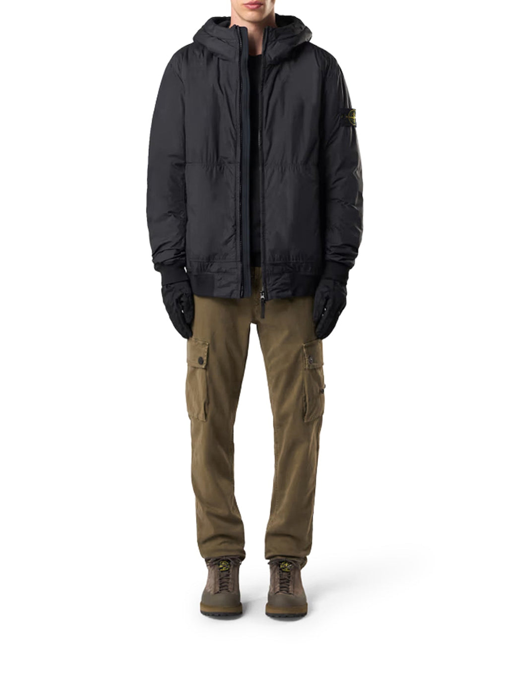Padded Jacket In Lightweight And Recycled Nylon Reps Stone island – Гарантія оригінальності – вид ззаду