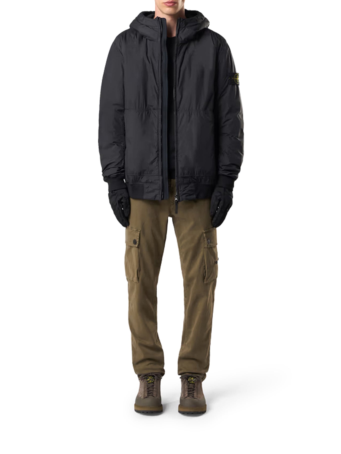 Padded Jacket In Lightweight And Recycled Nylon Reps Stone island – Гарантія оригінальності – вид ззаду