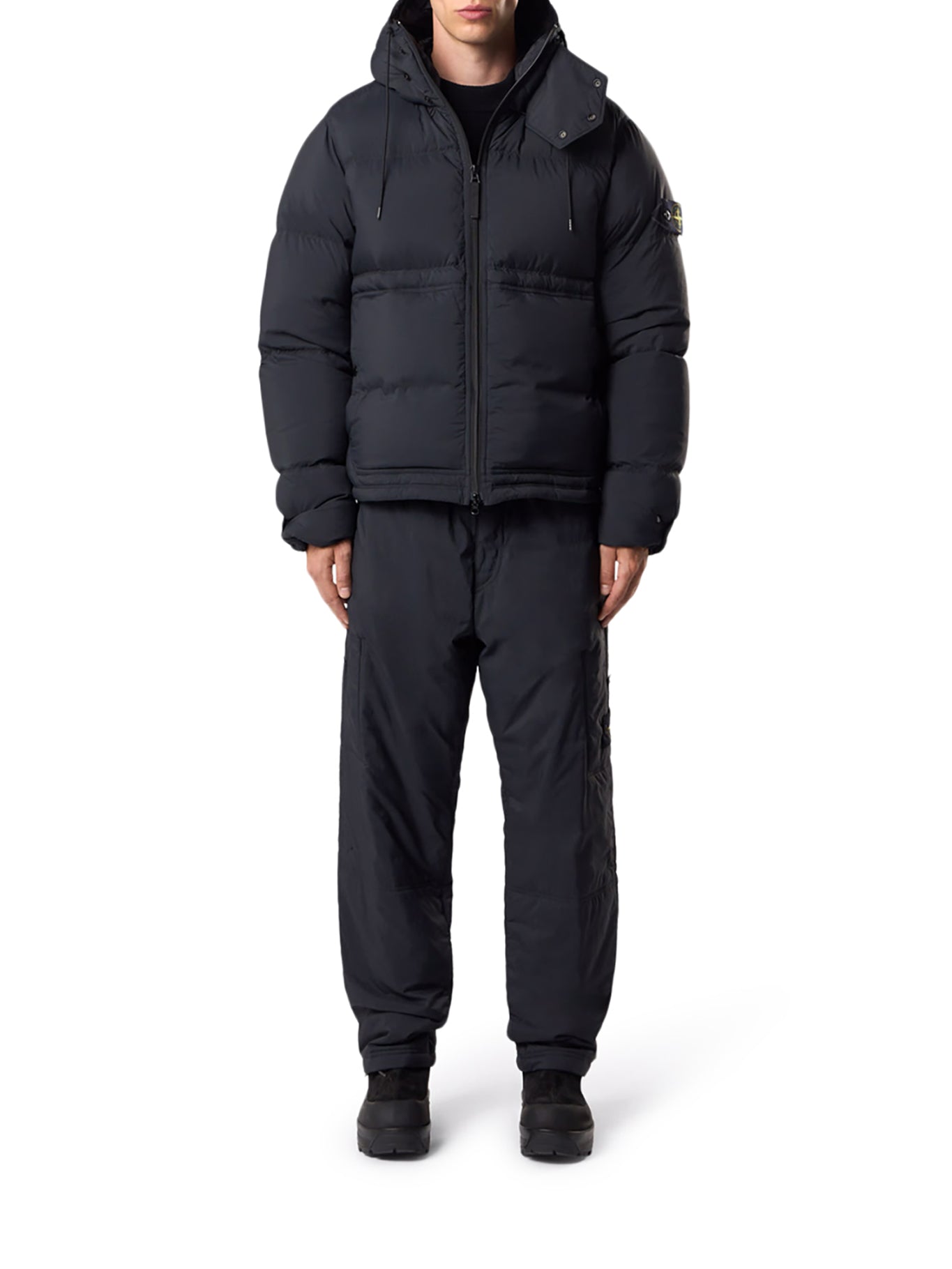 Down Jacket With Hood Stone island оригінал – Купити в Україні – вид ззаду