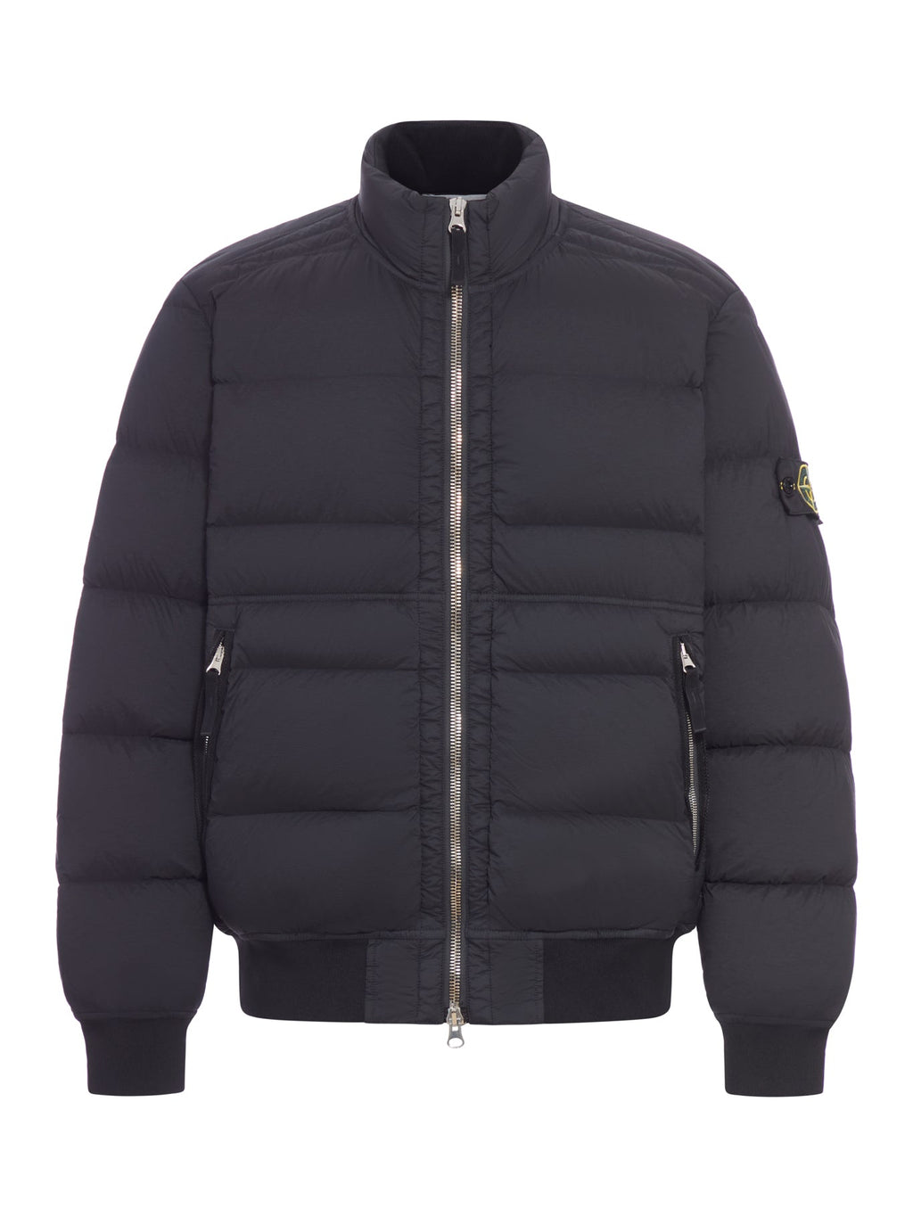 Quilted Bomber Jacket Stone island оригінал – Купити в Україні – боковий вид