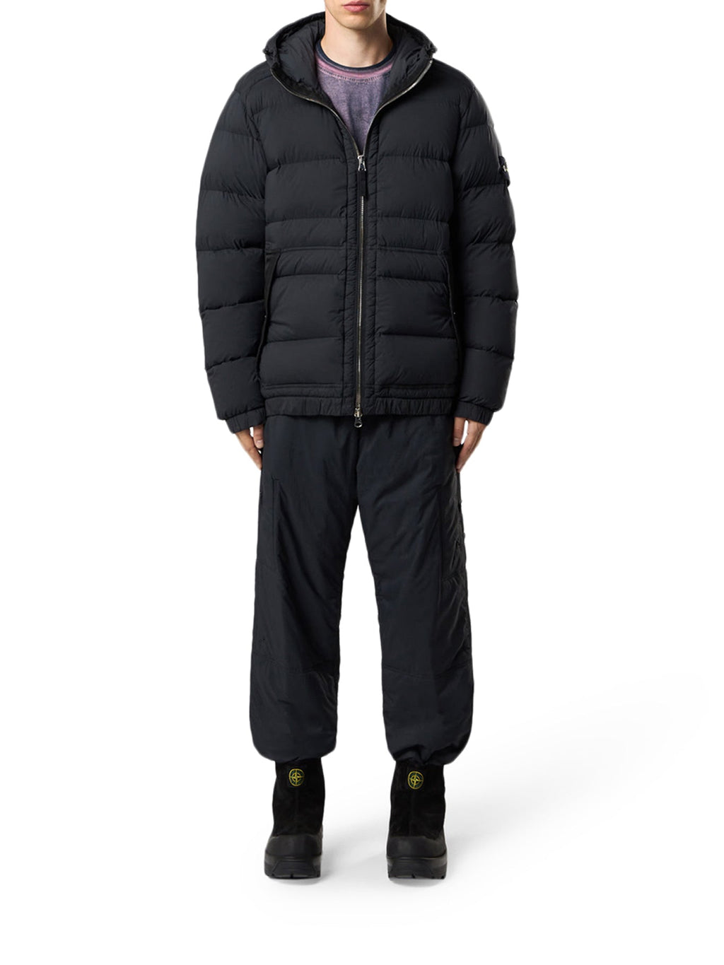 Drop-Proof Down Jacket With Hood Stone island оригінал – Купити в Україні – вид ззаду