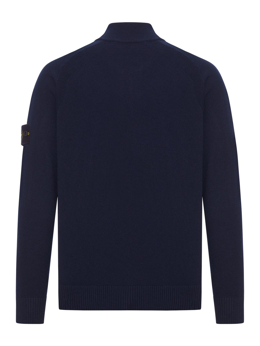 Wool Sweater With Zip And Logo Stone island оригінал – Купити в Україні – вид ззаду