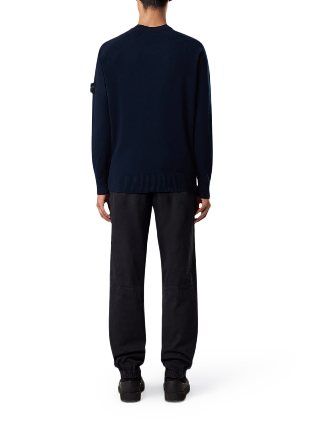 Compass Logo Crew Neck Wool Sweater Stone island – Гарантія оригінальності – детальний вид