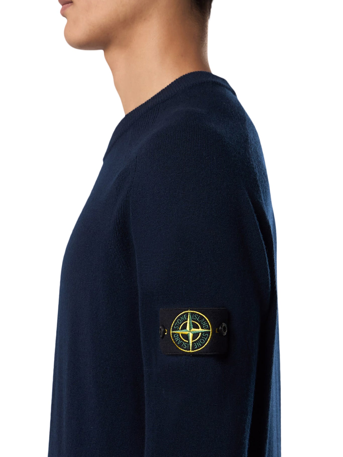 Compass Logo Crew Neck Wool Sweater Stone island – Гарантія оригінальності – збільшений вид