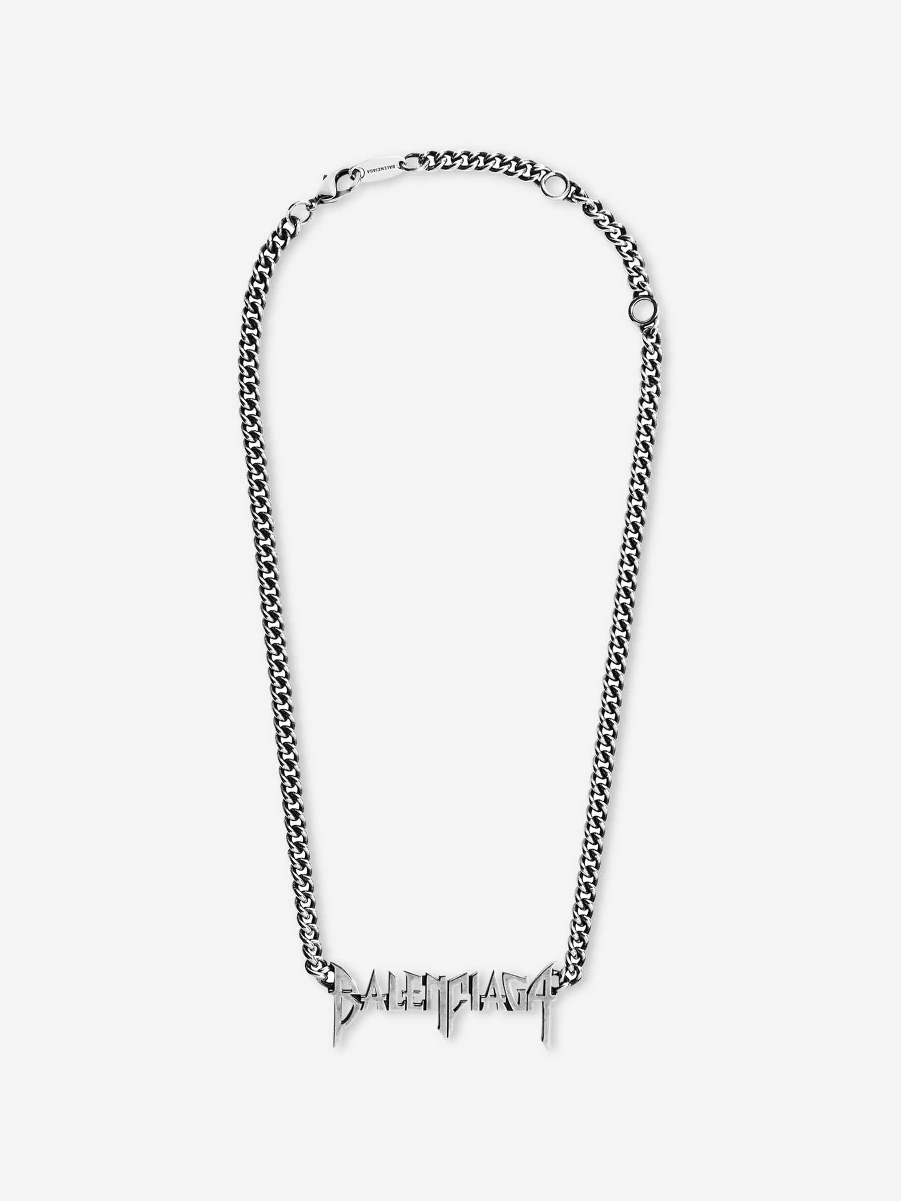 Оригінальна Type Metal Necklace Balenciaga – боковий вид