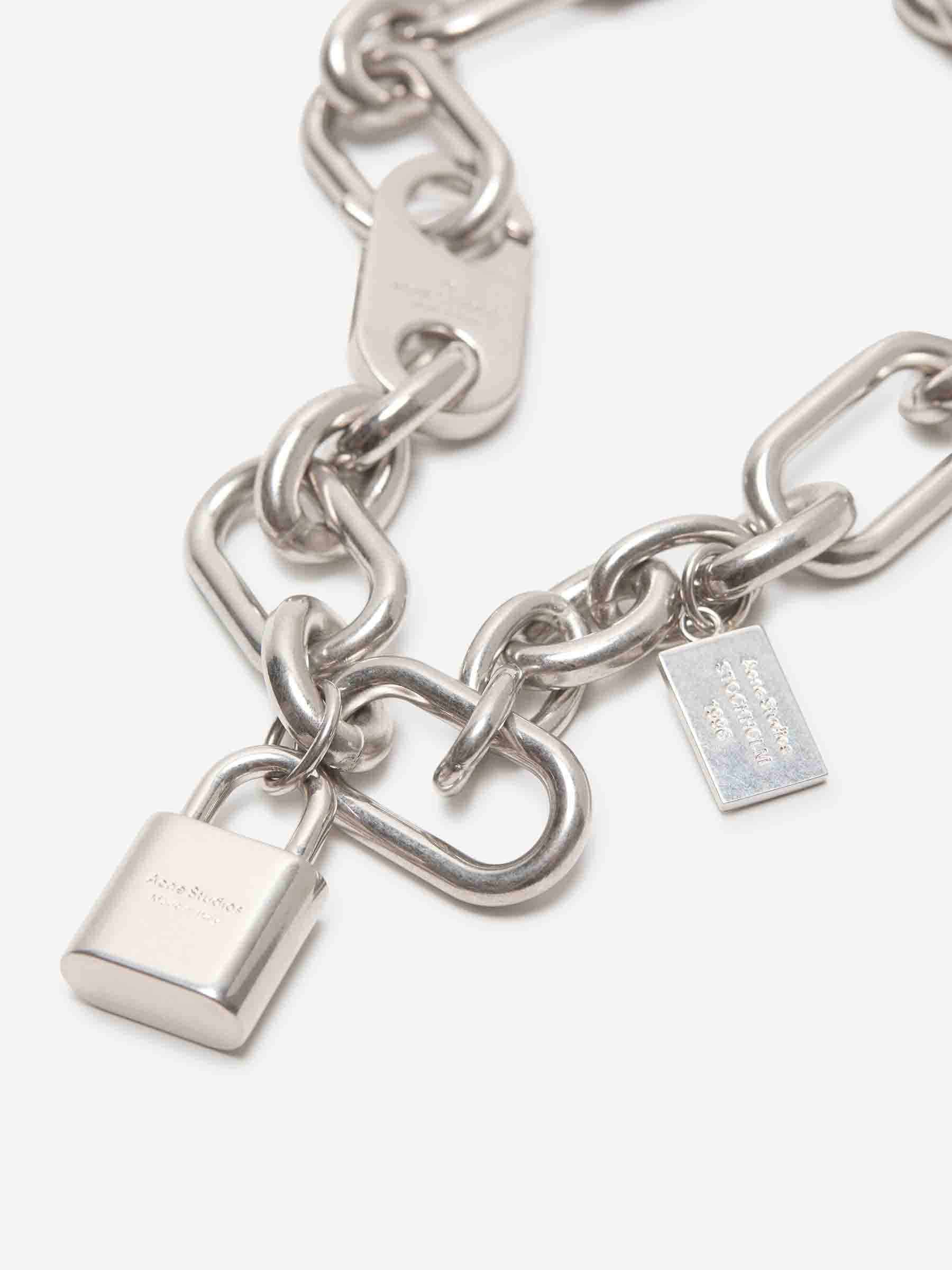Bracelet Padlock Acne studios – Гарантія оригінальності – вид ззаду