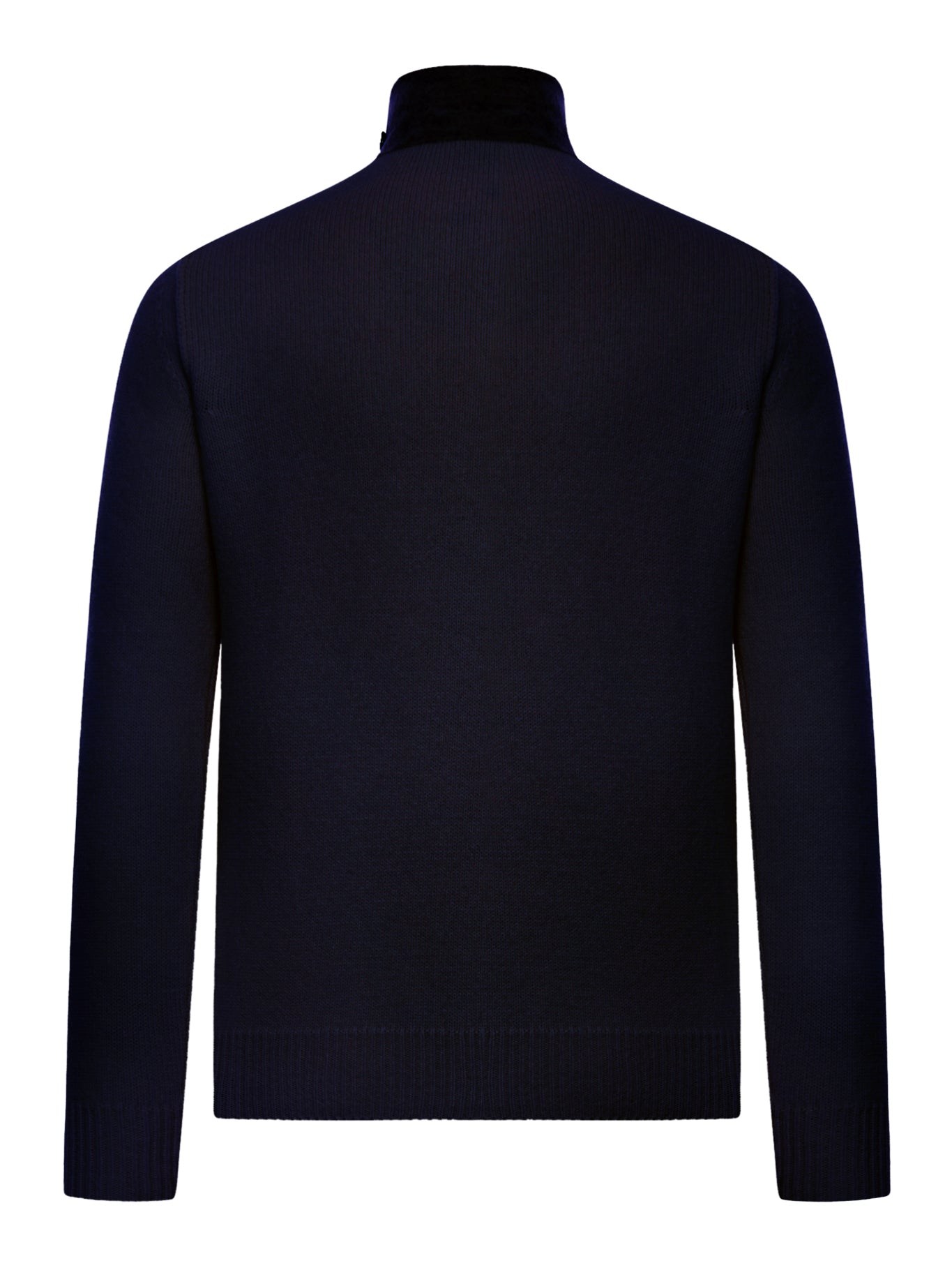 High Neck Wool Cardigan Stone island – Гарантія оригінальності – вид ззаду